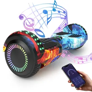 Commugo P6 Kids Teens Self-Balancing Hoverboard - 300W Dual Motor All-Terrain App Controlled Scooter, 7.5 mph Max Speed, LED Lights, 220lbs Load, Gift for Boys Girls (TikTok Shop Spring Glow Up, Summerwins)