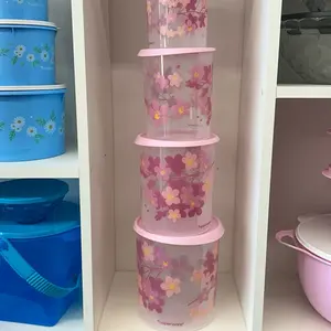 Tupperware floral set