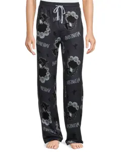 Wednesday Pajamas Men's Character Inspired Design Lounge Sleep Pants