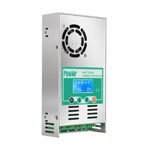 PowMr 60A MPPT Solar Panel Battery Charge Controller 12V/24/36/48V LCD Regulator