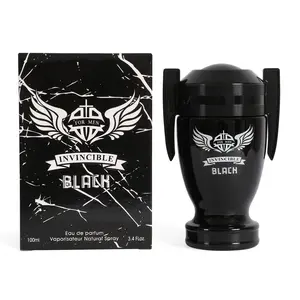 Invincible Black by Secret Plus Spray Cologne for Men 100ml/3.4fl.oz