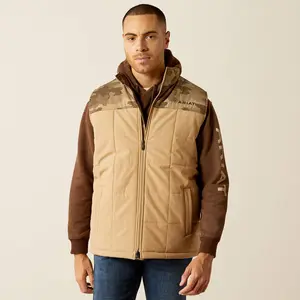 Ariat Mens Crius Insulated Vest - Cornstalk Heather