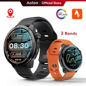 【BUILT-IN GNSS】Aolon Navi R3 Ultra Outdoor Wearable Smartwatch, 1.43" AMOLED Display, Bluetooth Calling, 60 Sports Modes, Motion L4 Algorithm, 24/7 Health Track, IP68 Waterproof, Android & iOS Compatible. #summerwins#DealsForYouDays#fathers day gift
