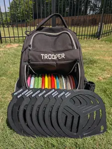 3D Printed Disc Golf Bag Dividers - Full Set of 9 | Custom Colors | Disc Golf Organizer | Disc Separators | Gift for Disc Golfer