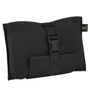 KRYDEX Tactical Stretch Nylon Medical Pouch, Small Blow-Out Design with Quick Release, MOLLE & Belt Compatible Emergency Kit Holder