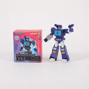 Transformers Generation one Series - Optimus Prime, Bumblebee, Grimlock, Megatron, Soundwave and Starscream- 4.72 Inch Pre-assembled Model Kit from the YOLOPARK AMK MINI Series