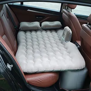 Car Inflatable Bed, Car Sleeping Bed, Portable Airbed, Flocking Car Mattress, Easy To Carry, Soft & Comfortable Car Inflatable Mattress, Car Accessory, Travel Accessories