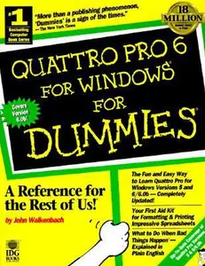 USED-Quattro Pro 6 for Windows for Dummies by John Walkenbach (Paperback)