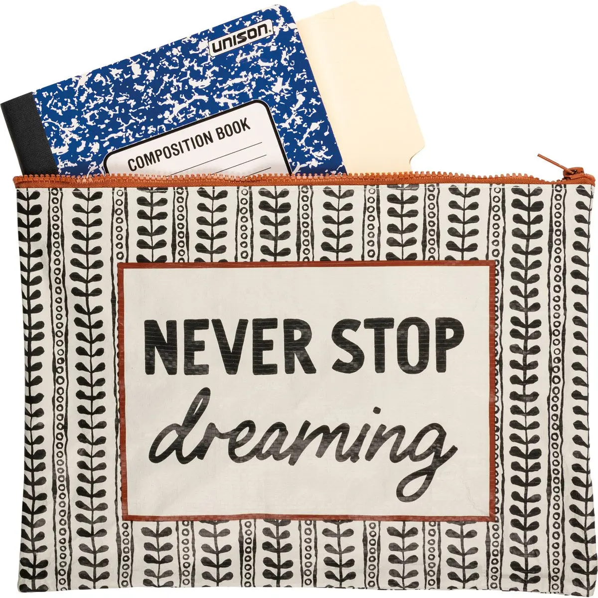 Zipper Folder - Never Stop