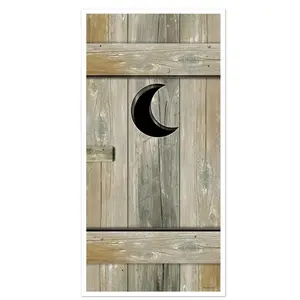 Beistle Plastic Outhouse Door Cover, Playful Party Decoration Accessory for Home & Festive Events (Home Supplies, Festive Party Supplies Category)