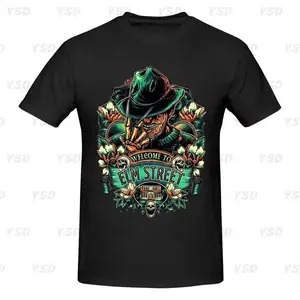 A Nightmare on Elm Street T-Shirt, Freddy Krueger Graphic Tee, Horror Film Merch, Fashion Cotton, Full Colors, Full Sizes, For Men, For Women