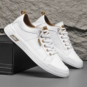 2025 New Large Size Men's Shoes Leather Surface Four Seasons Fashion Versatile Soft Sole Sports Shoes Closed Trainer Athletic Training Sneaker Runner Running Casual Boy Footwear
