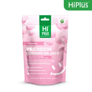 HiPlus Feminine Balance Gummies – 60 Gummies (30 Servings) | Women’s Health & Wellness | Immune Support | Vegan, Gluten-Free | Hawaiian Pineapple Flavor