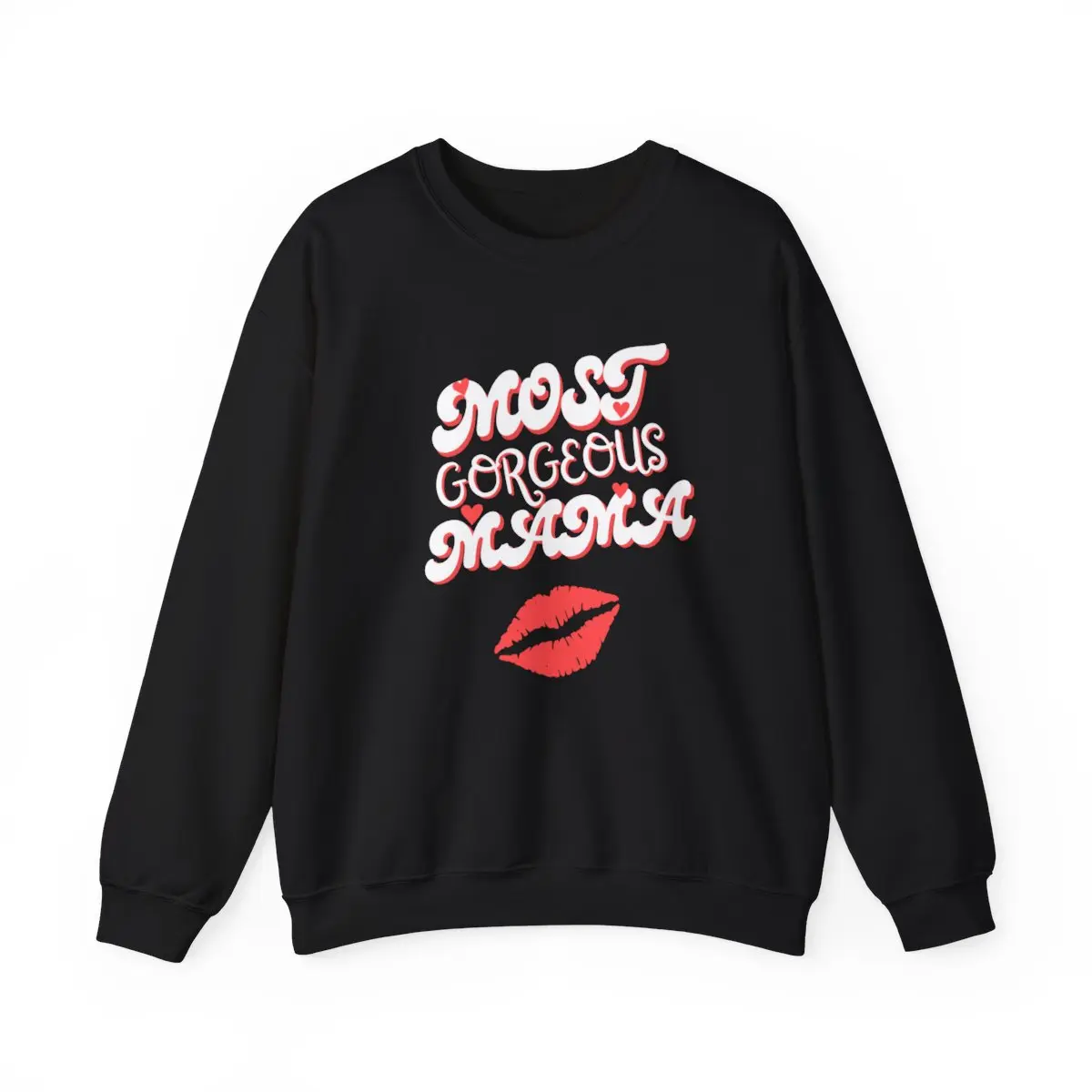 Most Gorgeous Mama Sweater, Mother's Day Sweater, Mother's Day Gift, Birthday Gift for Mom, Mama Sweater, Unisex Heavy Blend™ Crewneck Sweatshirt Classic Cotton