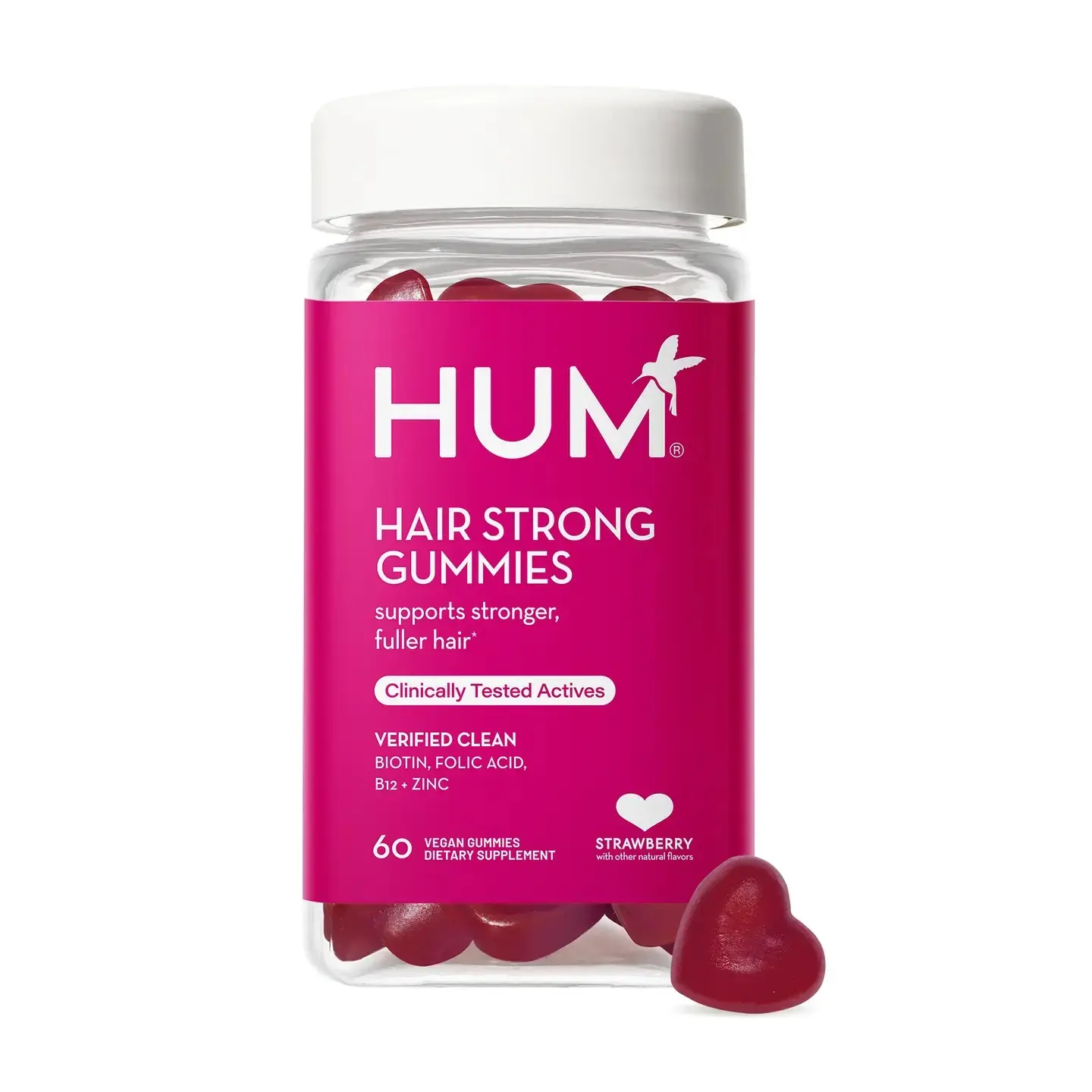 Hair Strong Gummies For Growth with Biotin, Fo-Ti, & Paba