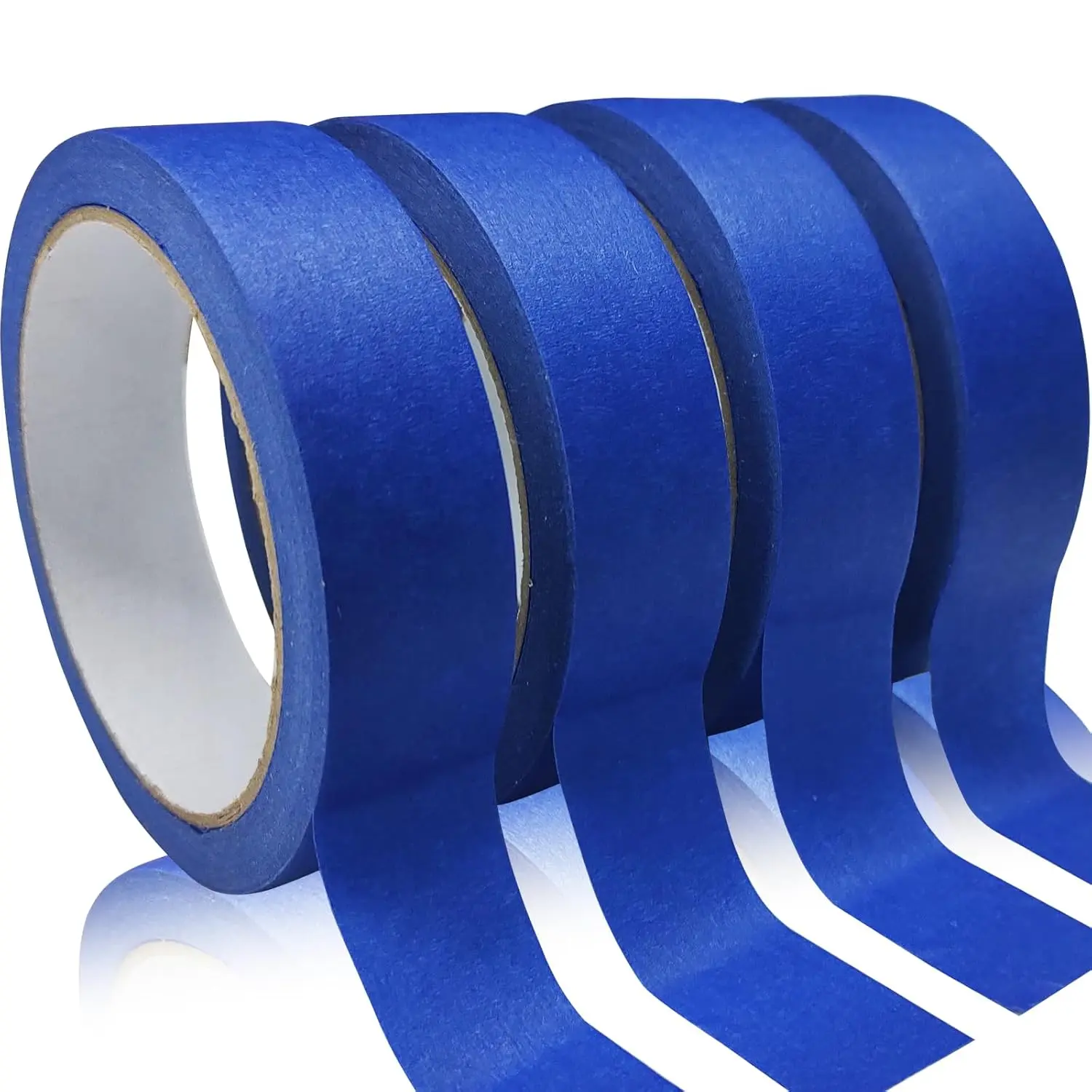 GJANSH 4 Rolls Premium Painters Tape, Blue Tape, Masking Tape, Paint Tape for Multi-Purpose, Painting, Painter's, DIY Crafts Arts (88yd =0.94IN*22yd*4) Decoration Labeling No Residue, Easy Removal