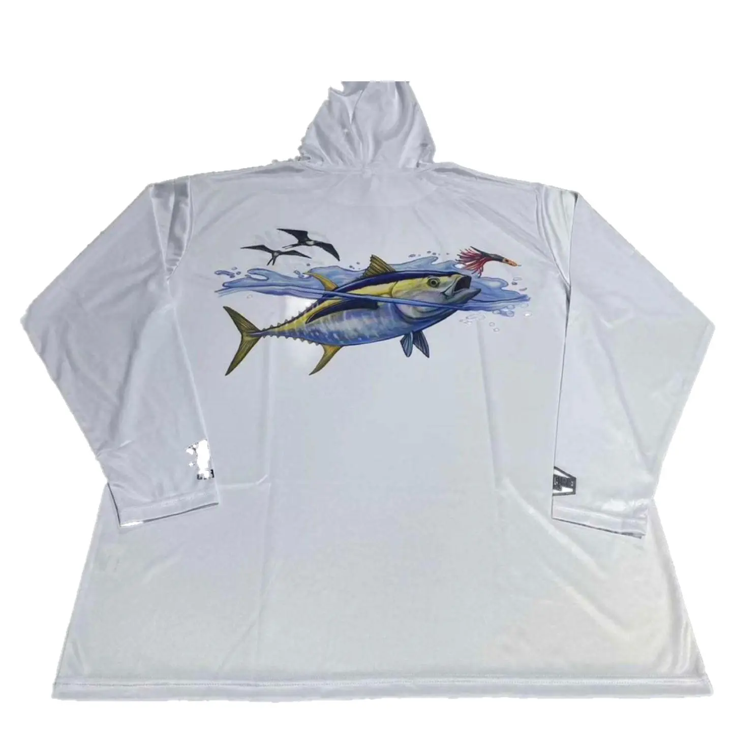 Tails Not Tales Ahi Dri Fit Hoodie (Adult/Keiki)