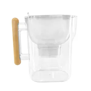 Miniflower Water Filter Pitcher Efficient Filtration System 99% Lead Removal Bacteria Trapping Safe Tap Water Household Drinking