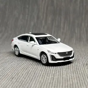 1pcs massdi 1:64 Scale Cadillac Ct5 Diecast Car Model, Classic Collectible Static Car Toy, Alloy Pressed Car Model Gift