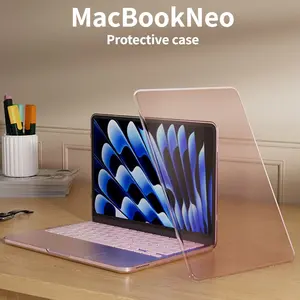 2026 New MacBook Neo Scratch-Resistant Case, Neo-A3404 A18 Pro, available in four colors: Indigo Blue, Orange, Crystal White, Neo Laptop Case