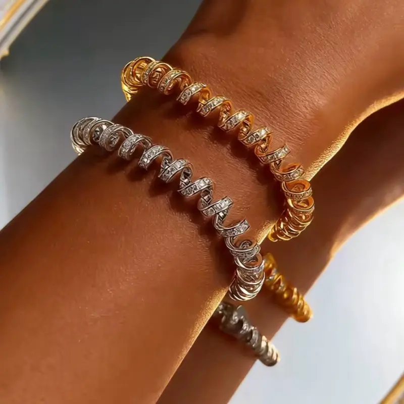 Sparkling Bling Spiral Bracelet Sparkling Bling Spiral Bracelet