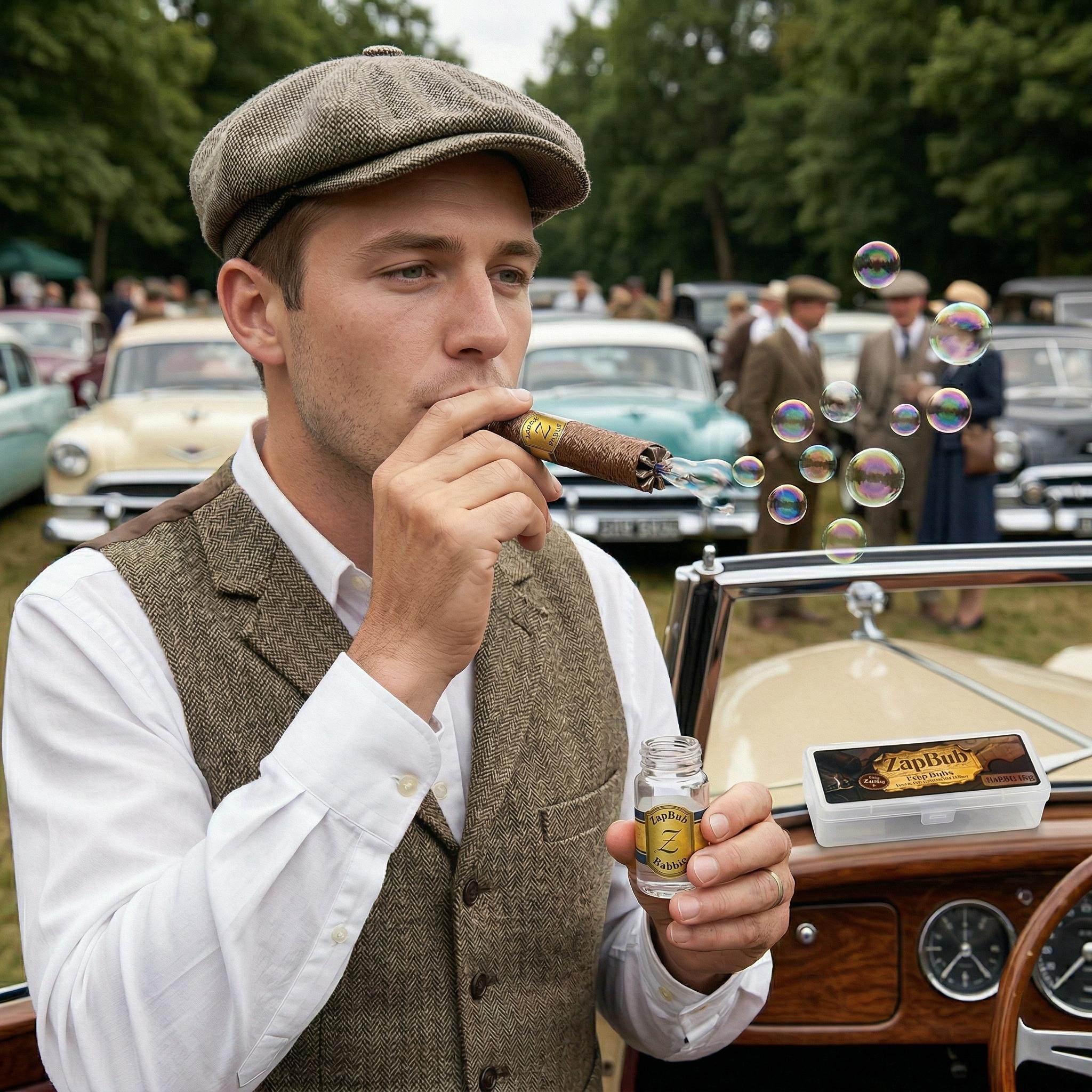 Novelty Cigar Bubble Toy-Bubble Maker for Stress & Anxiety Relief, Relaxing Sensory Toys for Adults , Fun Party Gift for Men Women