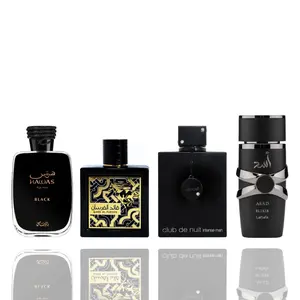 QAED AL FURSAN + CLUB DE NUIT INTENSE (men) + ASAD ELIXIR + HAWAS BLACK -- 4 piece bundle