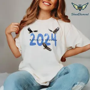 Kamala's Version 2024 T-Shirt, Kamala Harris T-Shirt, Presidential Campaign Shirt, Harris 2024 Shirt, Gift for Woman, Feminist, Unisex Tee