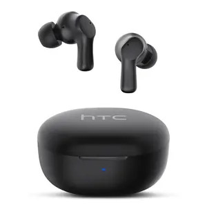 HTC True Wireless Earbuds 1 Bluetooth 5.1 with USB-C Charging Case, 32-Hour Playtime, Built-in Microphone with ENC, Touch Control Wireless Earbuds