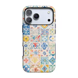 Casely iPhone 17 Pro Case | Dolce Vita | Tuscan Tiles | Bold Protective Design | Compatible with MagSafe