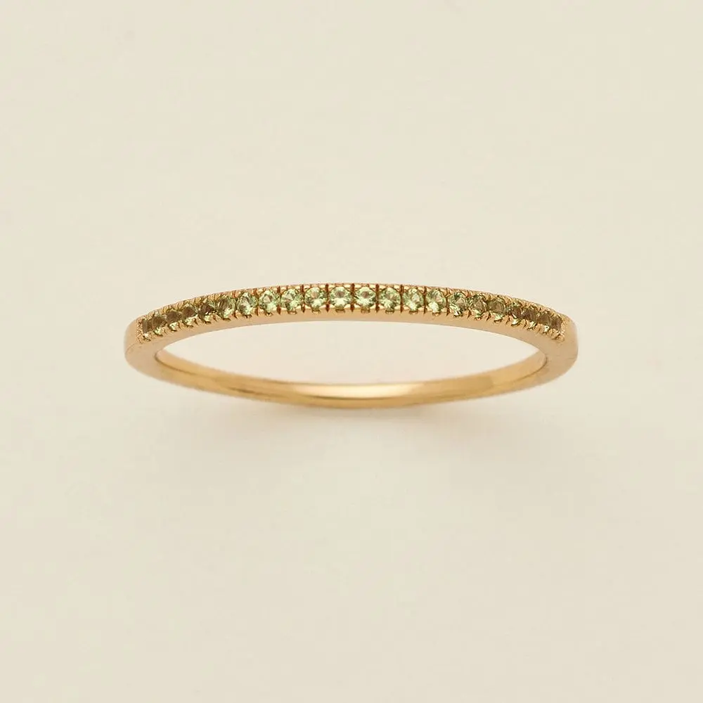 August Birthstone Stacking Ring