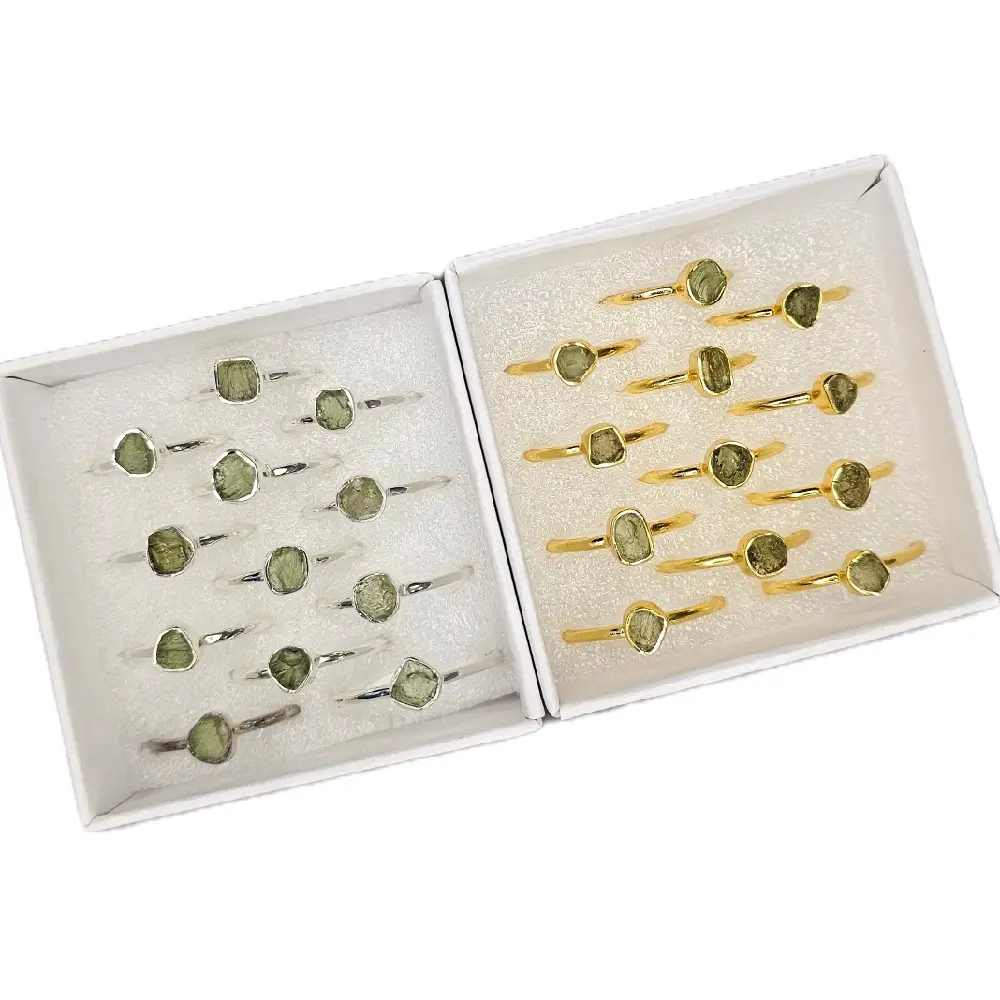 Moldavite Ring