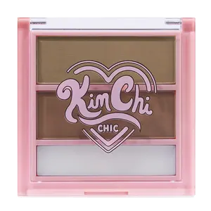 KimChi Chic Beauty KimBROWly Eyebrow Powder and Wax Duo - Shade & Contour for Natural-looking Brows, Cosmetic Makeup