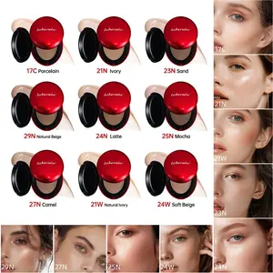 Hydrating Shell Cushion Concealer Foundation Balm, 12 Colors Available, Long-Lasting, Coverage, Fine Powder, Natural High-End Creamy Skin Effect