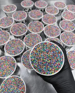 DOT CAKES | Viral Dot Cake Rainbow Sprinkle Cake Cup Gluten Free Snack