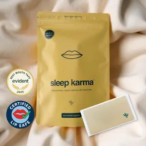 Sleep Karma Premium Bamboo Mouth Tape - Promotes Nasal Breathing