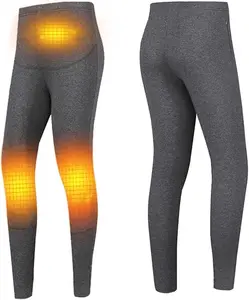 Motorcycle Heated Trousers for Men Women 3-Zones Heating Smart Control Temperature USB Electric Thermal Leggings