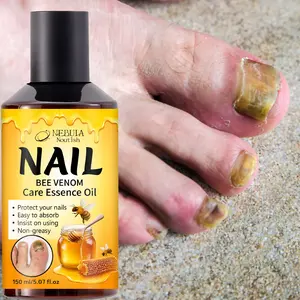 Bee Venom Nail Care Essential Oil, Nail Strengthener Oil, Large Capacity, Strengthen Nails, Nourish Cuticles, Prevent Breakage, Repair Split Ends, Beauty Nail Polish