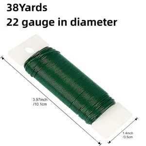 Iron Wire Flower Ring, Soft Thin Iron Line Floral Decoration, Durable Metal Craft Accessory for Home Decor