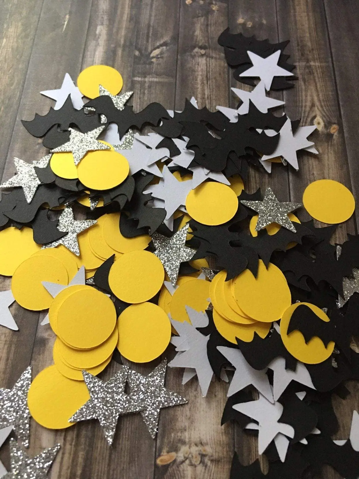 Bat Moon & Stars Halloween Confetti