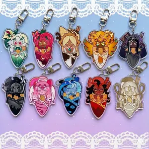 CR Kingdom Cookies Ice Cream Cones Acrylic Keychain Beasts and Ancients