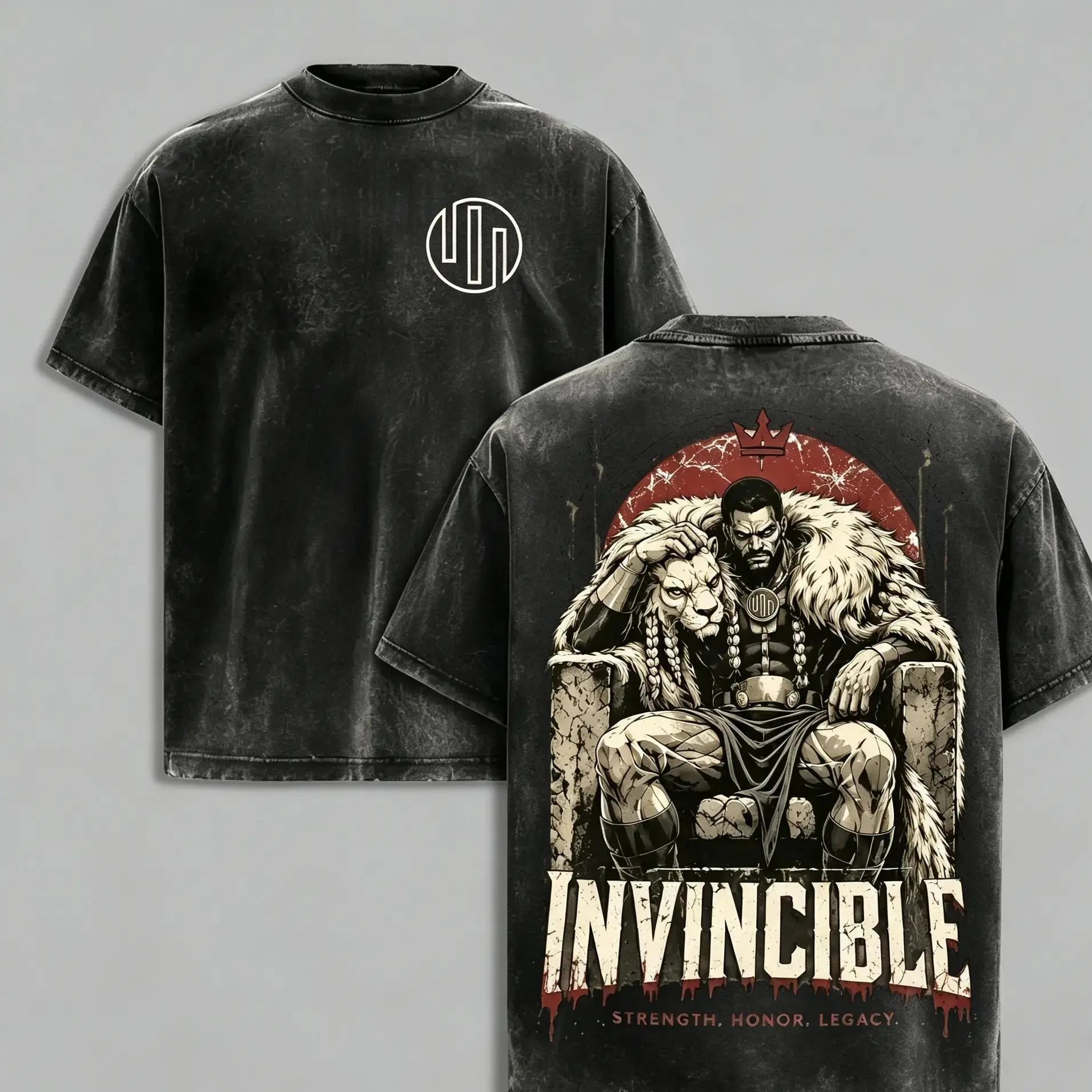 Comfort Colors Invincible Viltrumite King Shirt, Vintage Washed Superhero Graphic Tee, Retro Anime Streetwear Unisex T-Shirt,funny graphic tee, men’s trendy t-shirts, Casual Aesthetics