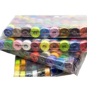 24 -60-100Pcs/Colors Prewound Sewing Bobbins Thread Sewing Machine Thread Kit Size A Sewing Threads bobbins for Sewing Machine