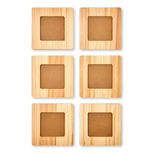 Martha Stewart™ 4" x 4" Hardwood Square Frames - 6 pc. - 68706