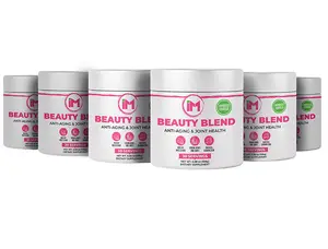 IM Beauty Blend - 6 Bottles - Collagen Powder with Hyaluronic Acid & B6 | Anti-Aging & Joint Health | Hair, Skin, & Nails | 30 servings Dietary Supplement