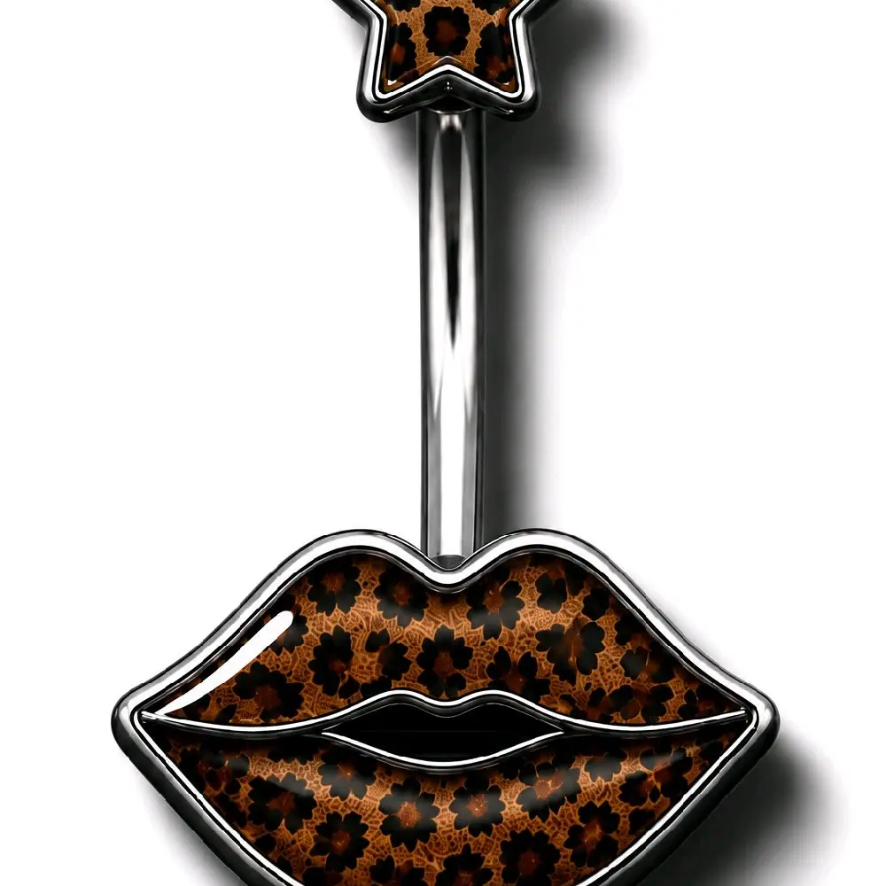 14G Belly Piercing Cheetah