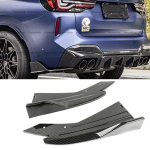 For BMW X1 X2 X3 X4 X5 X6 X7 Rear Bumper Lip Splitter Diffuser Carbon Fiber