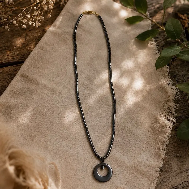 Hematite Necklace - Grounding, Protection & Mental Clarity