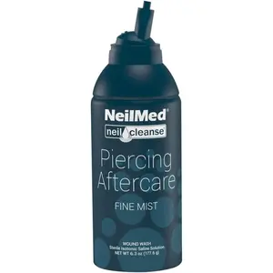 NeilMed NeilCleanse Piercing Aftercare, Fine Mist, 6.3 Fluid Ounce