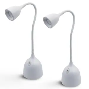 Greenlite® White LED Desk Lamp - 2 Pack